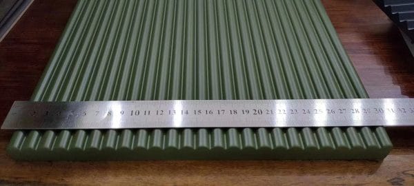 Fluted panel planning machine