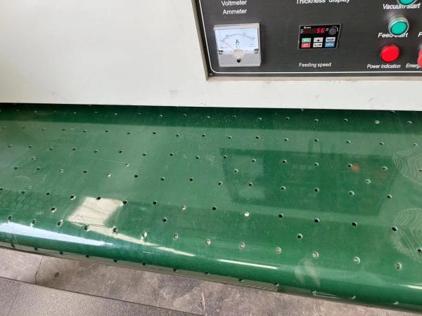 Fluted panel planning machine
