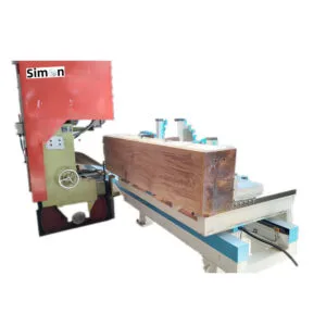 CNC band saw veneer cutting machine